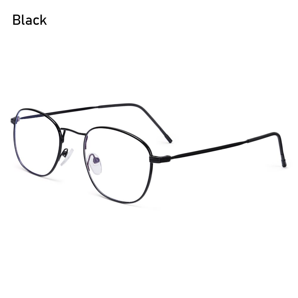 Men Women Eye Protection Portable Metal Eyeglasses Anti-Blue Light Glasses Ultra Light Frame Computer Goggles
