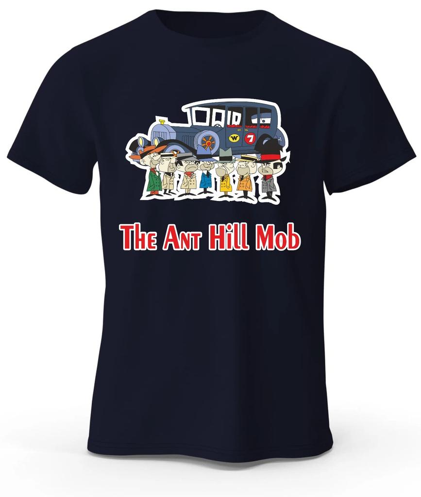 МУЛЬТФИЛЬМ ПРО БАНДУ МУРАВЬЕВ ФУТБОЛКА Футболка Мультяшная футболка Wacky Races Индивидуальная Летняя Персонализированная Свободная Хлопковая Парная с Одинаковым