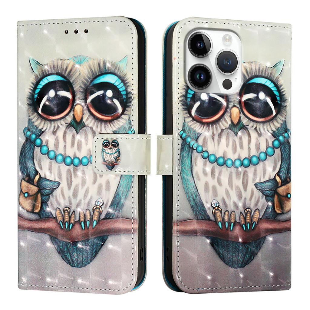 Elegant Owl Pattern PU Leather Wallet Phone Case–Magnetic Clasp,Shockproof & Card Slots for iPhone,Samsung,Huawei,Xiaomi,Moto,Oppo,Infinix and More