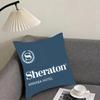 Fashion SSheratonS Hotels Cushion Cover Elegant Comfort Pillowcase Sofa Bed Doublesided Printed Invisible Zipper Home Decor