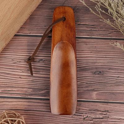 Рожок для обуви из цельного дерева, 1 шт., натуральный деревянный рожок для обуви, подъемник для обуви