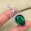 Невероятный хром диопсид драгоценный камень ручной работы 925 стерлингового серебра ювелирные изделия кулон для свадебного подарка