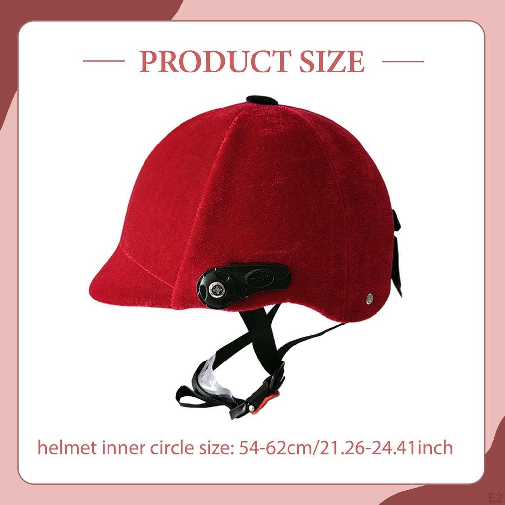 Шлем для верховой езды Конная шляпа Регулируемая Декоративная для мужчин женщин Снаряжение Спорт на открытом воздухе Легкий