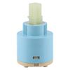 35 40mm Ceramic Cartridge Water Mixer Tap Inner Control Faucet Valve ABS Blue Practical