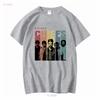 Kaiser Chiefs группа Винтажная футболка Фан Рок-музыка с длинным или коротким рукавом винтажная Стирка Повседневная Мягкая графическая Слегка