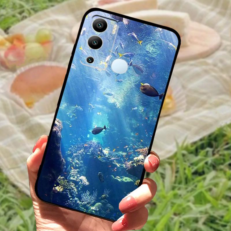 Чехол для Infinix Hot 12i 12 i X665B Силиконовый Мягкий ТПУ Чехол для Телефона Для Infinix Hot 12 Pro X668C Чехлы Hot12 X6817 Бампер Fundas