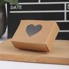 WTEMPO День рождения Свадьба Любовь Форма прозрачные мыльницы Складные DIY бумажные подарочные коробки Упаковочные коробки для ювелирных изделий Коробки для подарков на вечеринку