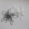 Lace Fabric Mesh Clothes Patches 20cm Flower Cloth Sticker New DIY Flower Embroidery Patches