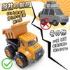 Construction Vehicle Toy Alloy Mini Car Set of 3 with Movable Parts Dump Truck Excavator Mixer Truck Working Vehicle Work Vehicle Boys Indoor Play