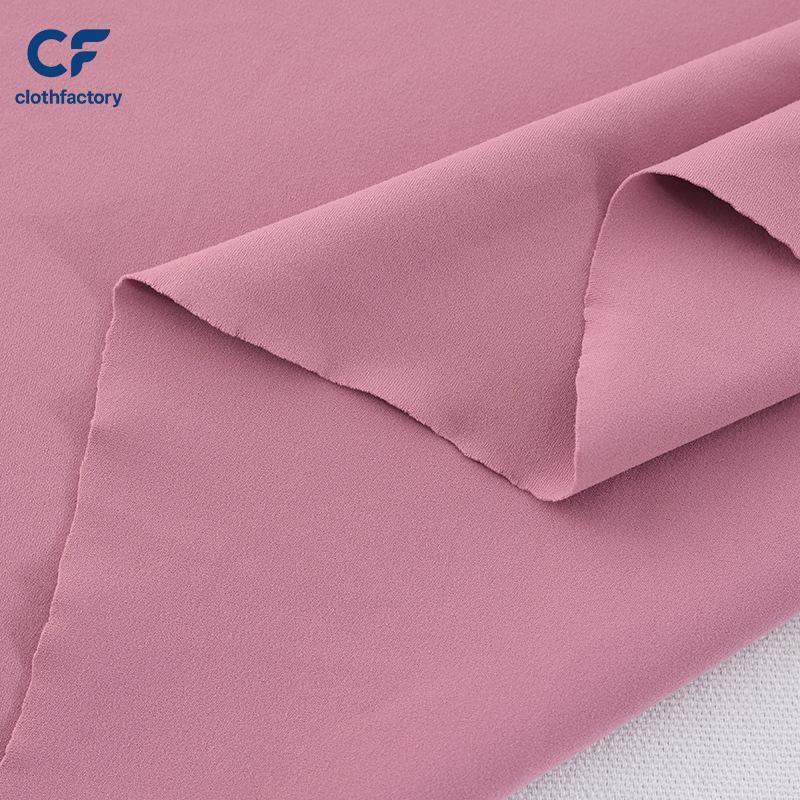 230GSM Double Sided Matte Breathable Eco-Friendly Nylon Spandex Fabric 75/25 Interlock Soft Workout for Biker Shorts
