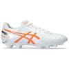 Asics Ds Light 1 Удобные Универсальные Hg (Резиновые короткие шипы) Футбольные бутсы Унисекс Футбольные бутсы Бело-оранжевые 1103A069-103