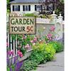 Garden Tin Sign Outdoor Gardening Metal Signs Garden Tours 5 Cents Retro Hummingbird Welcome Sign Flower Decor Wall Decor
