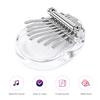 8 Key  Mini Thumb Piano Finger Piano Transparent Acrylic Finger Keyboard Musical Instrument