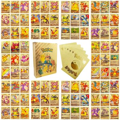 55 шт. Карты Покемон VSTAR GX EX VMAX МЕГА КОМАНДА ТЕГ Энергия Тренер Чаризард Пикачу Редкая Коллекция Боевая Карта A06