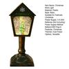 Christmas Wind Light USB/Battery Powered Mailbox Design Lamp Retro Sequin Glass Ball Santa Claus Snowflake Lantern Xmas Decor