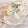 Women's Underwear Simple Floral Pure Cotton Waist Bag Hip Student Triangle Pants