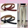 Chic Korean Style Women's Pu Leather Belt For Students With High-end Feel And Versatile Use