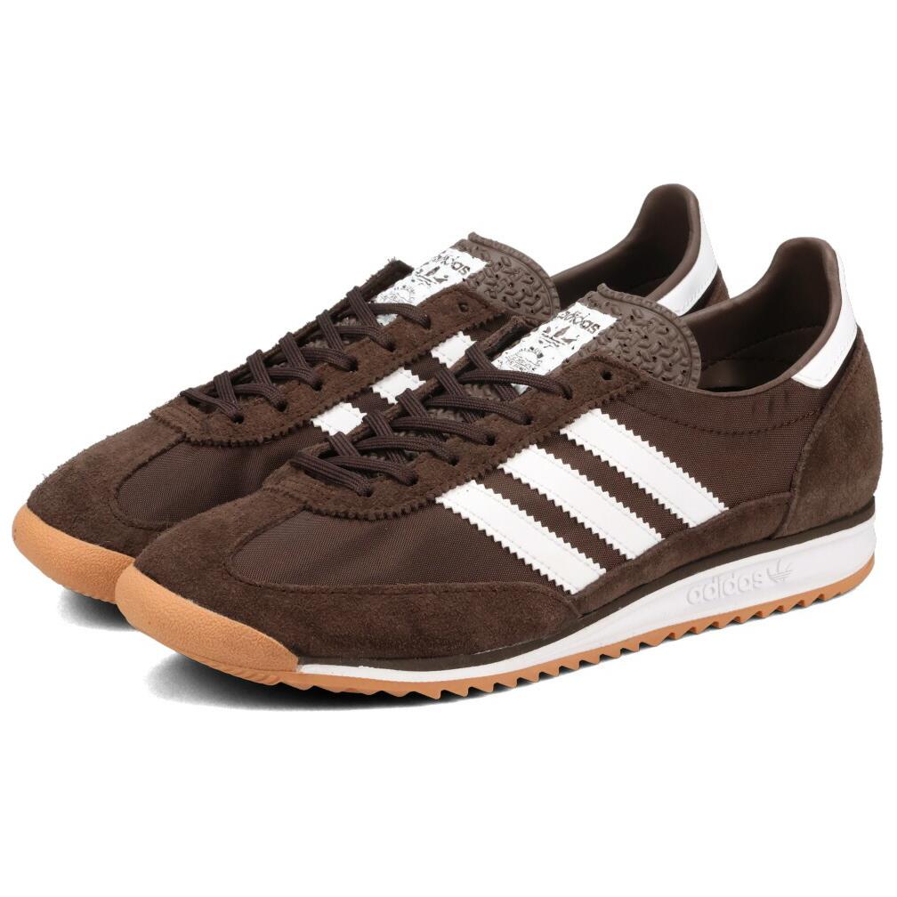 Adidas SL72 OG темно-коричневые белые резиновые женские кроссовки Cloud-White JI0188