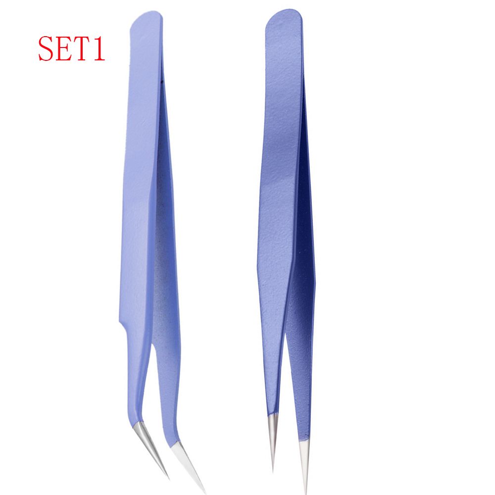 Supplies Lash Extension Tools Nail Art Rhinestones Picker Clip Applicator False Eyelashes Tweezer