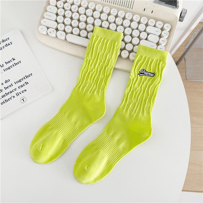 Cityboy Unisex Trendy Korean Skateboard High Street Mid-Tube Sports Socks