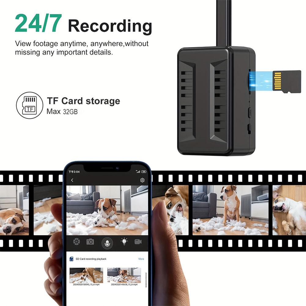 Мини-камера с циклической записью 1080P HD Беспроводная WiFi-камера Видеорегистратор Детектор движения Защита Безопасности Камера видеонаблюдения