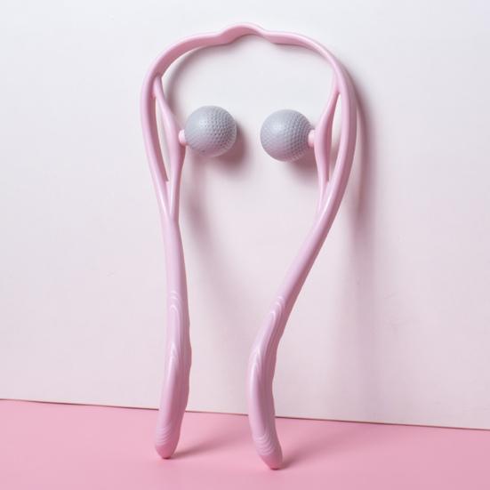 Массажер для шеи портативный ручной плечевой для домашнего офиса путешествия регулируемые массажные шарики для расслабления мышц и снятия боли неэлектрический