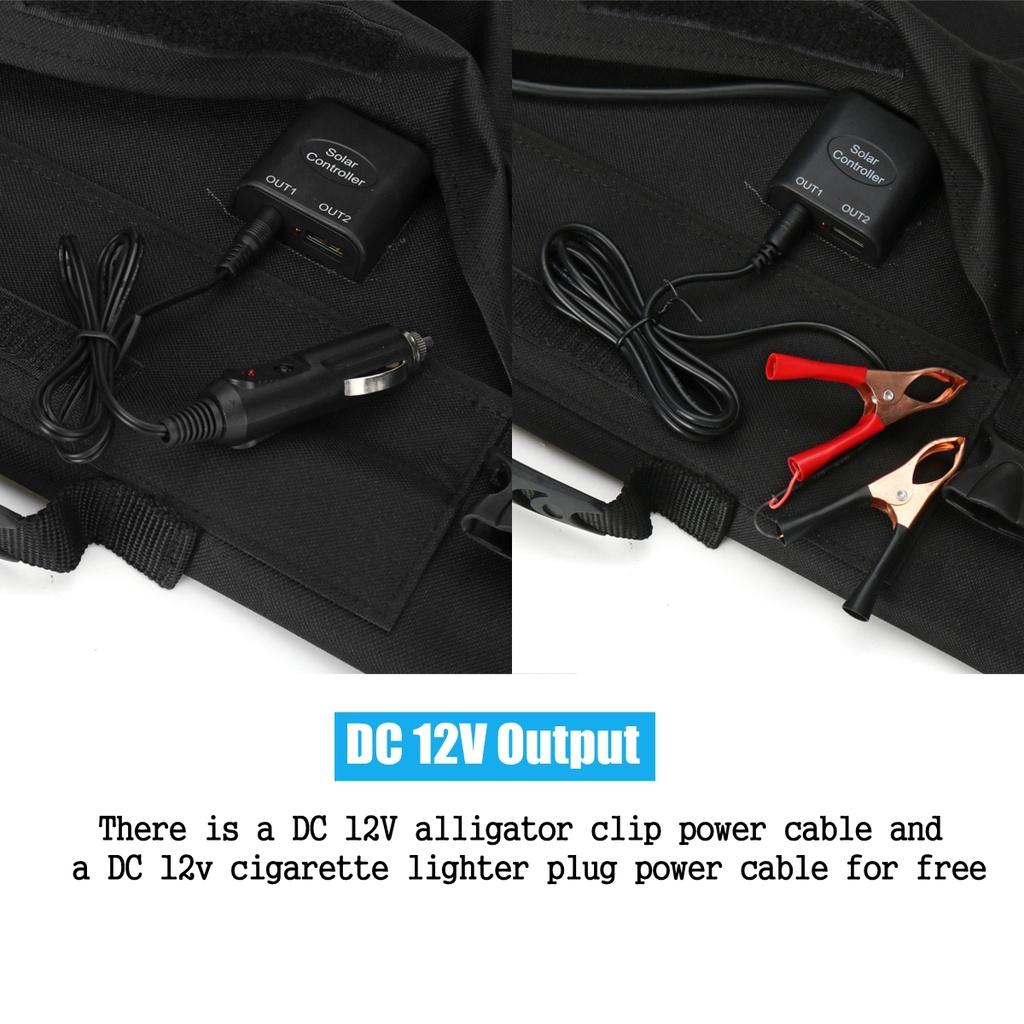 18 В 400 Вт солнечная панель, кабель постоянного тока, USB-порт, уличное портативное зарядное устройство для телефона, автомобиля, яхты, фонарей на колесах, зарядка с контроллером
