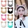 Headband Outdoor Earmuff Women Girls Ear Warmers for Cold Weather Cat Ears Winter Warm Earmuffs
