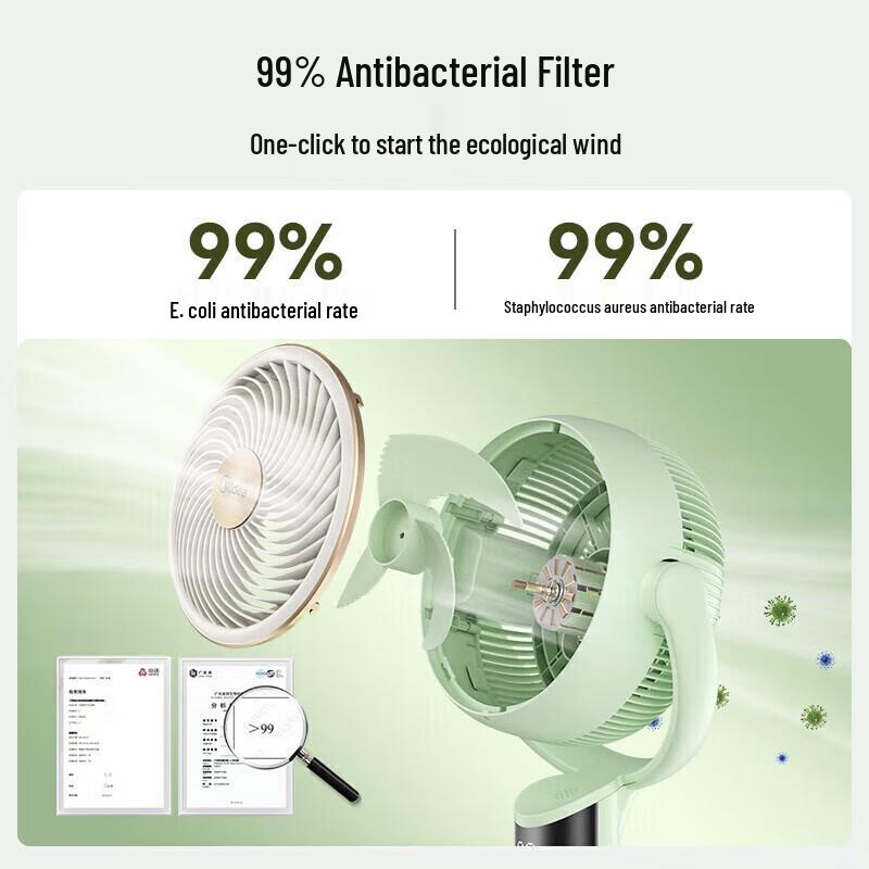 Midea 4-Season Smart Purifying Air Circulator Fan CN plug (adapter included)