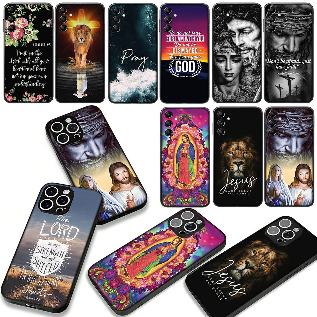 Bible Verse Jesus Christ Christian Cover Phone Case for Xiaomi Redmi 15C 15 A4 A5 9A 9T 10A 10C 9C NFC 14C Note 11 9 10 Pro 8T
