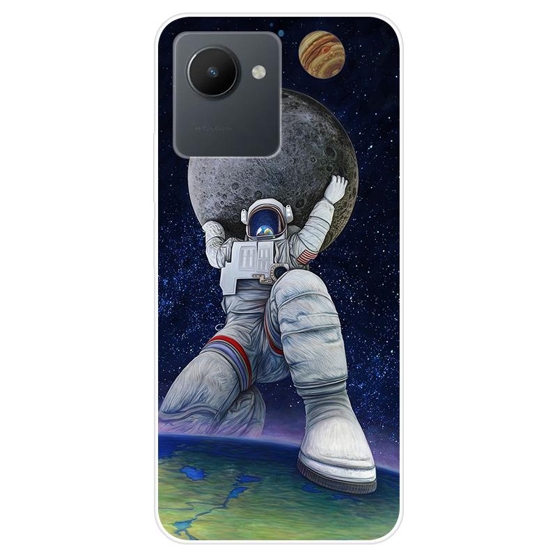 Для Realme C30S C 30S RealmeC30S чехол Мягкая силиконовая задняя крышка Чехол для телефона с рисунком из мультфильма Разнообразие