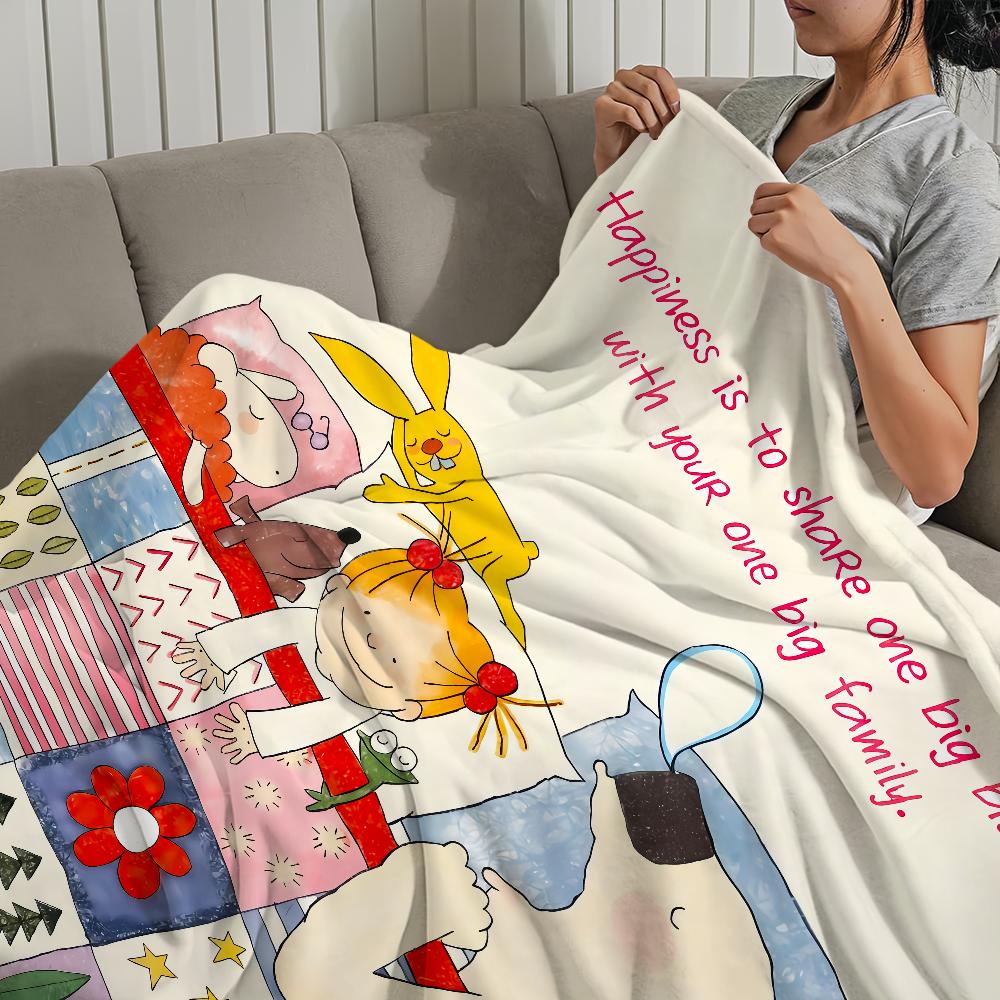 Милый мультяшный забавный арт девушка c-coco chan фланелевый теплый комфортный мягкий плюшевый плед для дивана гостиной офиса спальни путешествий подарок