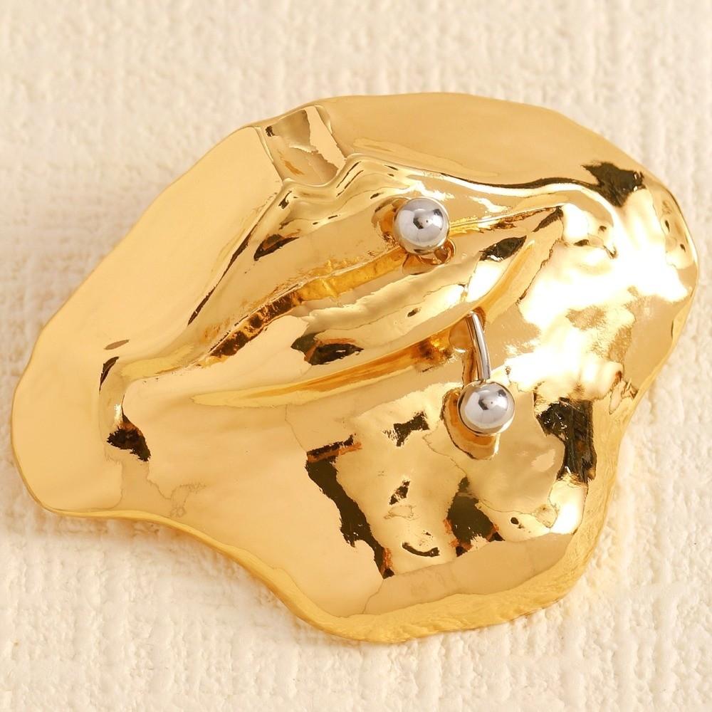 Gift Abstract Mouth Brooch Cloth Decoration Artistic Lip Brooch Mouth Jewelry Badge Women and Men