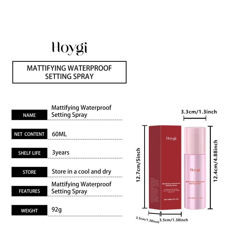 Oil Control Makeup Setting Spray Matte Finish Waterproof Mist Refines Pores For Daily Use