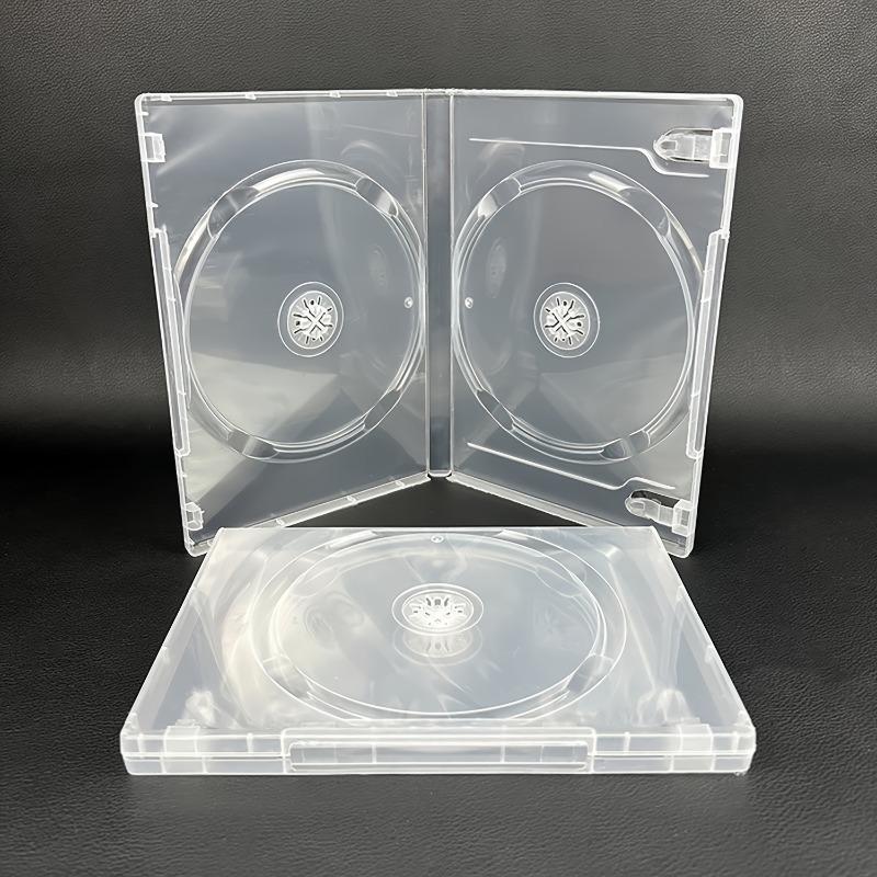 12 шт. Коробки для хранения CD/DVD для карт игр PS4 Прозрачный устойчивый держатель для одного/двух дисков 14 мм Портативный и защитный