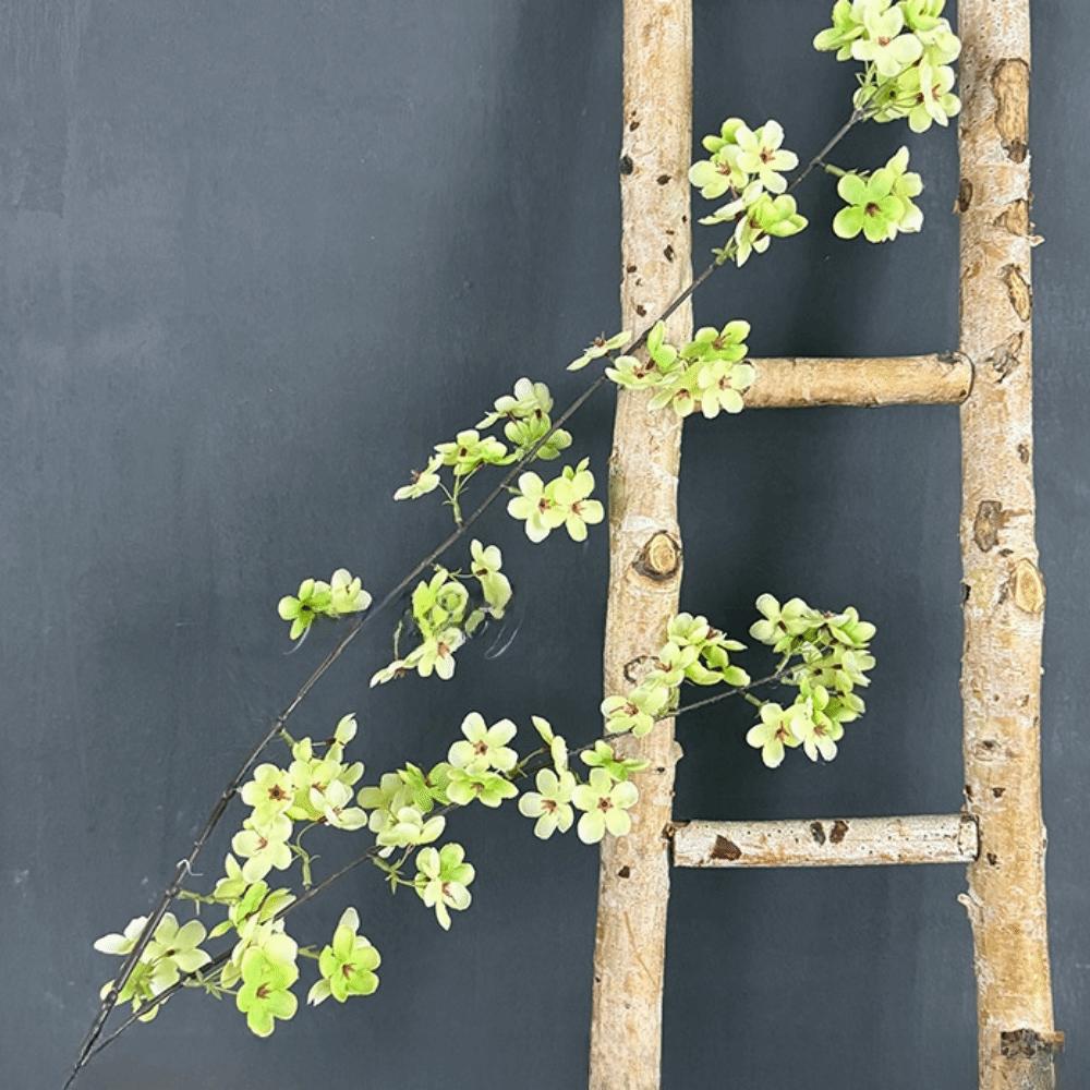 2 Forks Artificial Cherry Blossoms Silk Artificial Faux Plants  Wedding Decoration