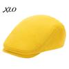 Casual Streetwear Cap Men Woolen Newsboy Flat Cap, Soft Fitted Driving Cabbie Hat, Retro Gentleman Headwear Style Peaked for Spring And Autumn