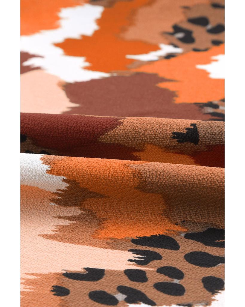 Azura Exchange Блузка с длинным рукавом и принтом