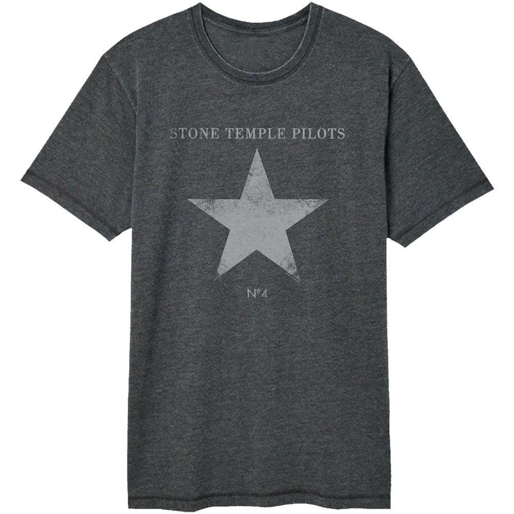 Stone Temple Pilots No 4 Officially Licensed Short Sleeve Vintage Wash T-S