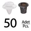 Golf 3 Transporter Skoda Fabia Peugeot Trim Clips - 50 Pieces