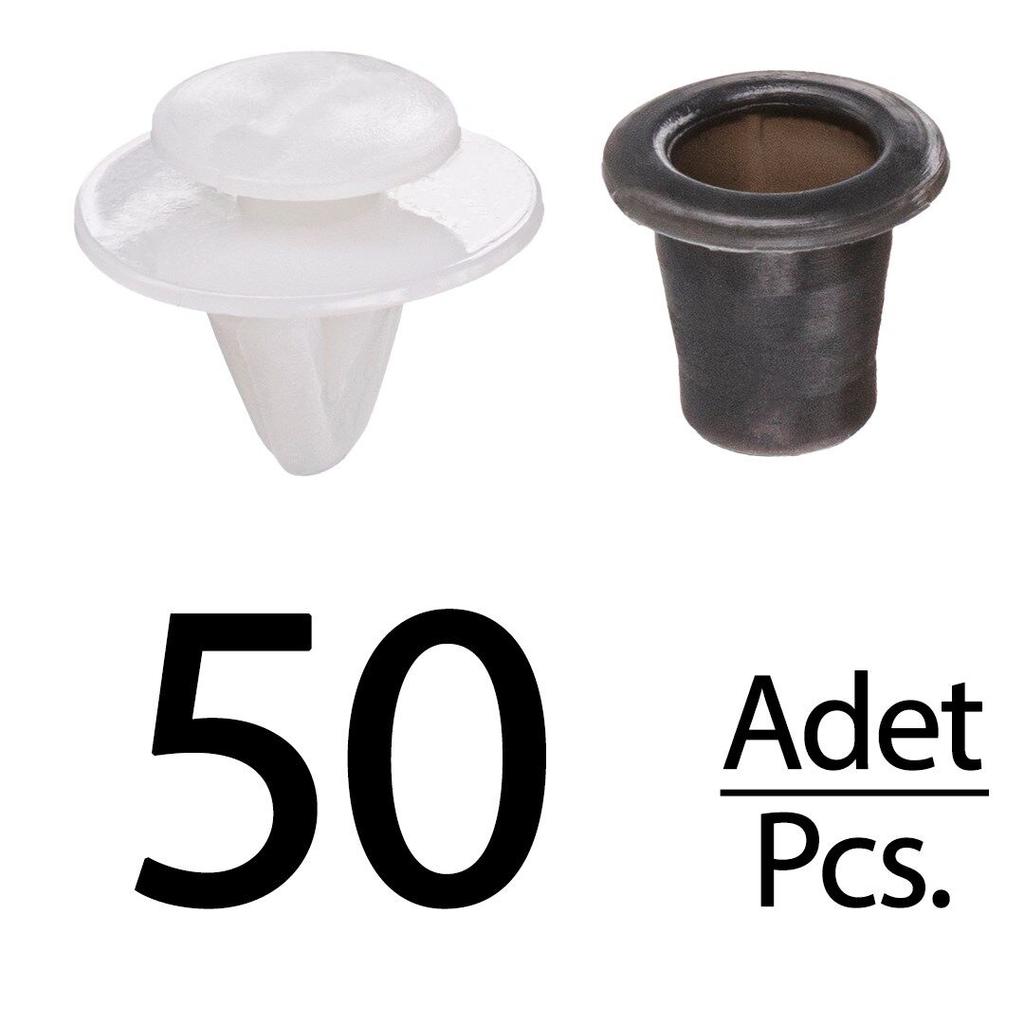 Golf 3 Transporter Skoda Fabia Peugeot Trim Clips - 50 Pieces