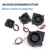 4020 5015 6015 7530 Blower Turbo Cooling Fan Brushless DC 5V 12V 24V 4cm 5cm 6cm 7cm for 3D Printer 2Pin Wire Cooler J-head