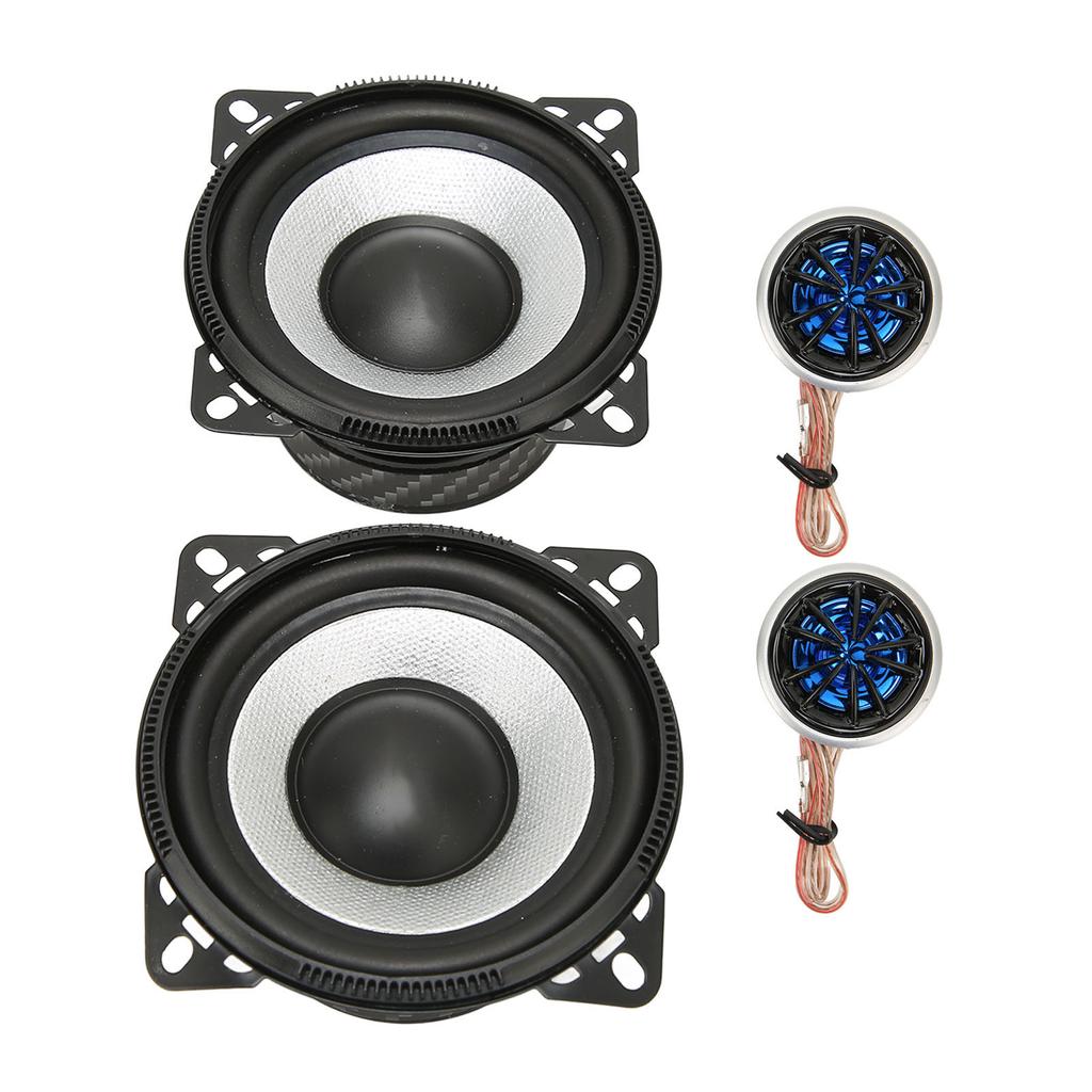 4 шт. Коаксиальный автомобильный динамик 120 Вт 4 дюйма Автомобильный твитер Сабвуфер Динамик для автомобильной грузовой стереосистемы
