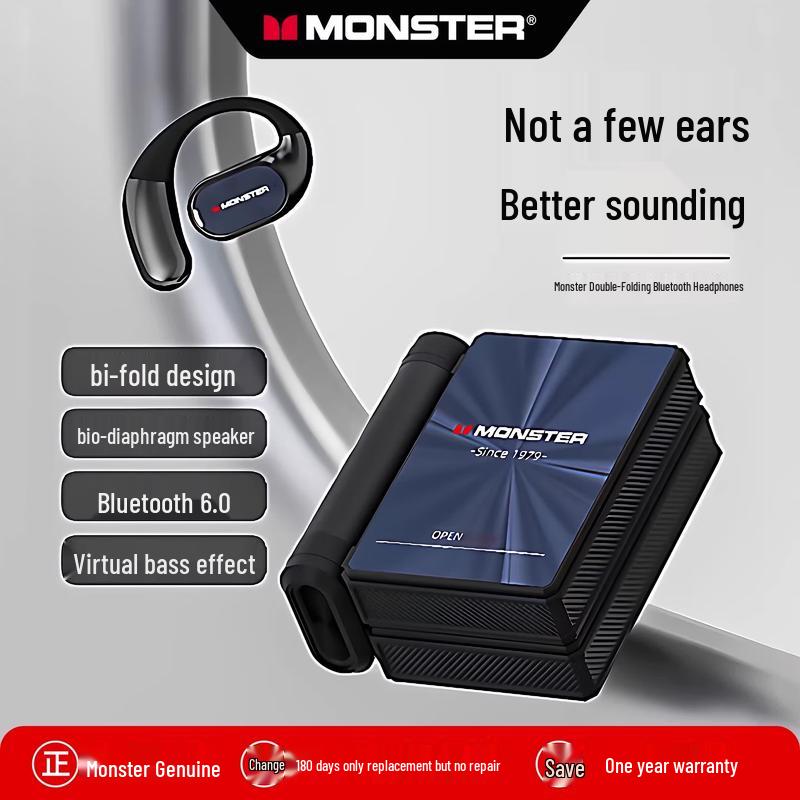Беспроводные Bluetooth-наушники Monster AC530 с заушным креплением для спорта