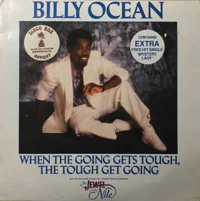 7-дюймовая пластинка BILLY OCEAN When The Going Gets Tough The Toug JIVE114 JIVE 1986 UK SoulFunk Б/у