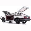 1:20 Toyota AE86 Начальная модель автомобиля D, игрушечный автомобиль из цинкового сплава со звуком и светом для детей, подарок для мальчиков и девочек