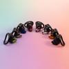 Puppy Head Small Plastic Cock Cage 4 Ring 6 Ring Locking Male Chastity Cage for Pet Play