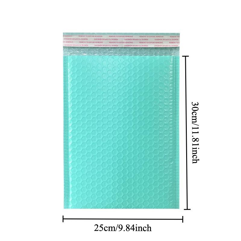 20Pcs Pink Green Blue Poly Bubble Mailers Padded Envelopes Self Seal Padded Envelopes Gift Bags Black Packaging Envelope