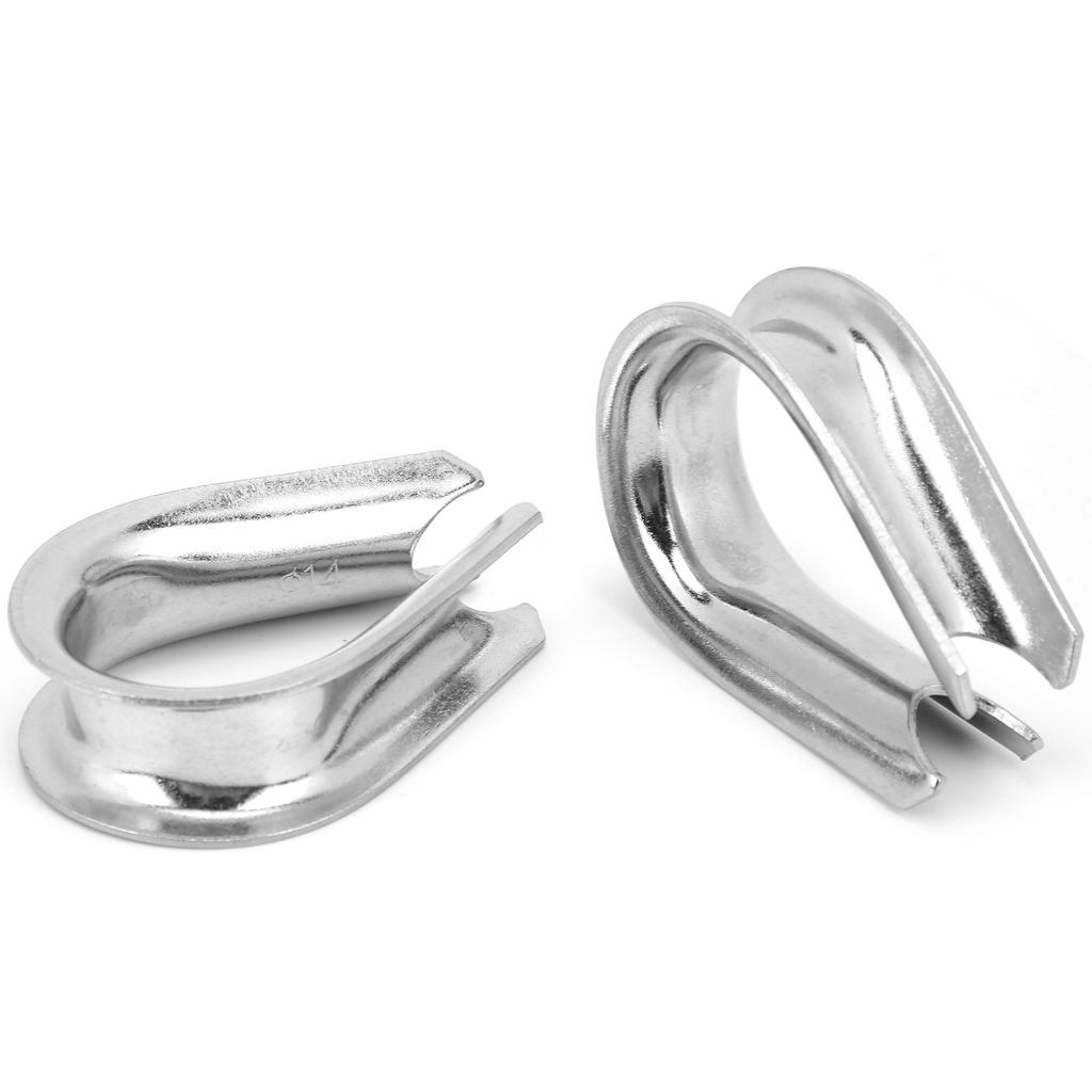 14ММ Нержавеющая сталь Морские тросовые зажимы Защитное кольцо для троса Коуши Зажимы