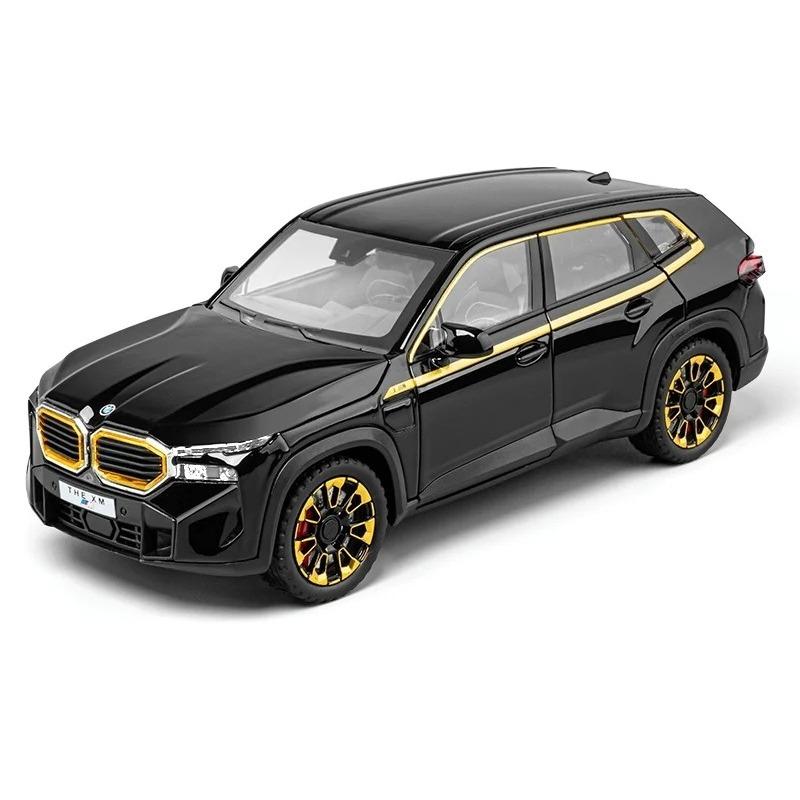 Масштаб 1/24 BMW XM Сплав Металл Литой Модель Автомобиля Литье Звук И Свет Детские Игрушки Подарок С Детскими Коллекциями Хобби Подарки